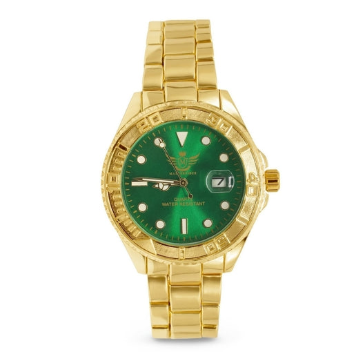 👉 COMPULSION Gold Watch for Men