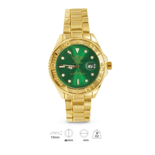 👉 COMPULSION Gold Watch for Men